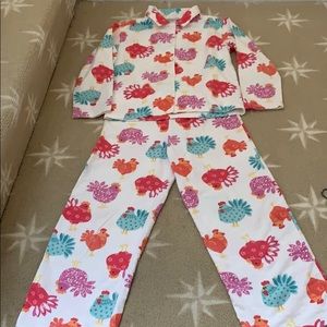 Garnet Hill flannel pj set size 6